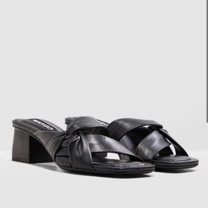 NWT Mango Black Sandals